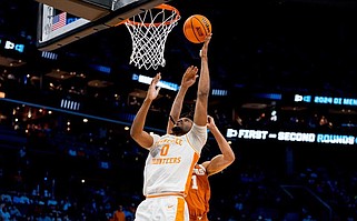 Tennessee Athletics photo by Andrew Ferguson / Tennessee 6-foot-11, 240-pound forward Jonas Aidoo has decided to enter the transfer portal and declare for the NBA draft while maintaining his eligibility.